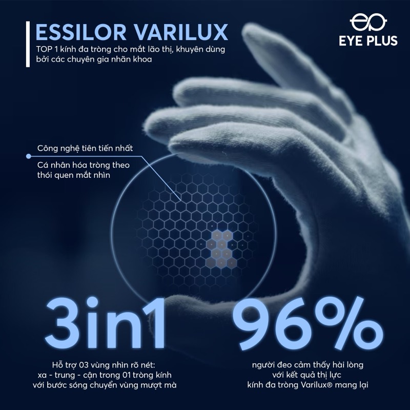 Tròng kính đa tròng Essilor Varilux
