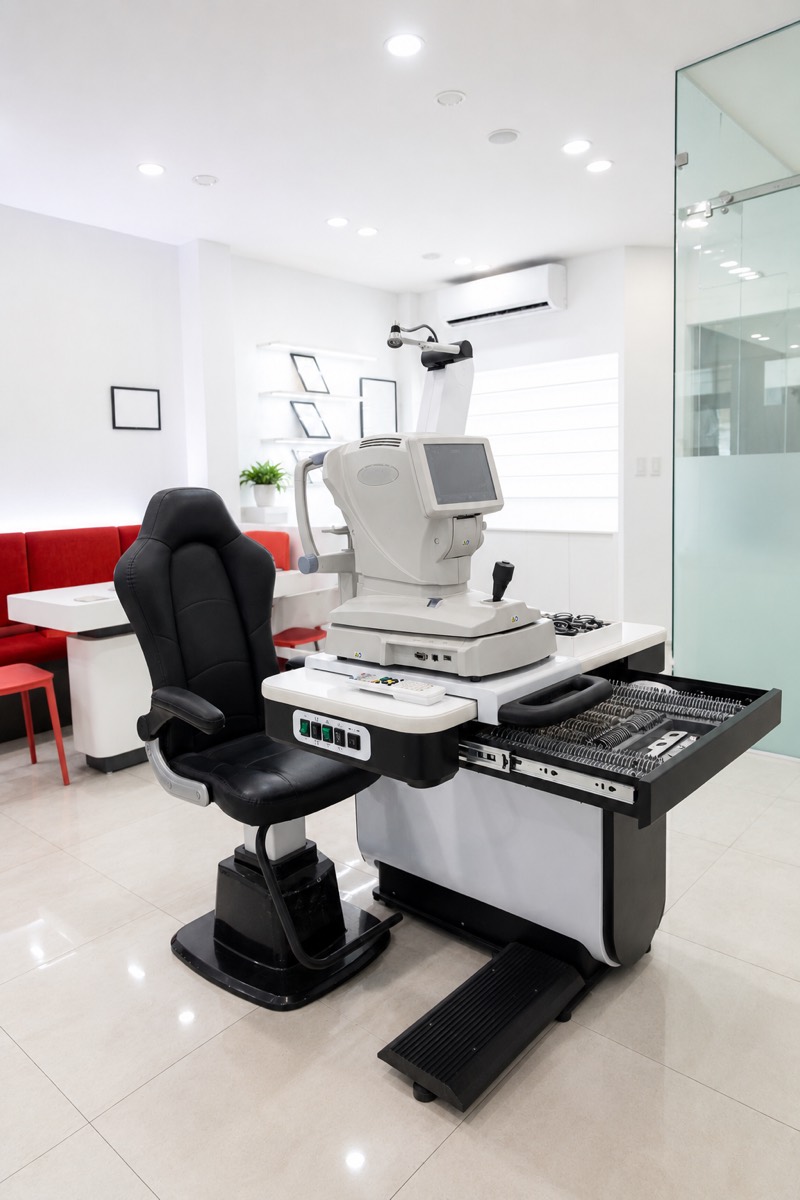 Máy đo mắt tiêu chuẩn quốc tế tại Eye Plus